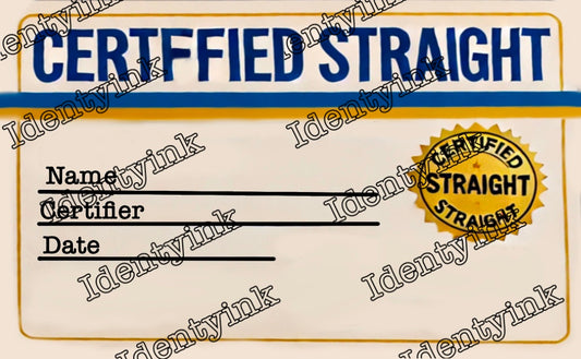 Straightness Certificate Wallet ID